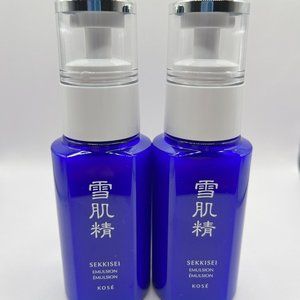 Kose Sekkisei Emulsion Moisturizer 2.3 oz/70 ml, 2 Pack - New, without box